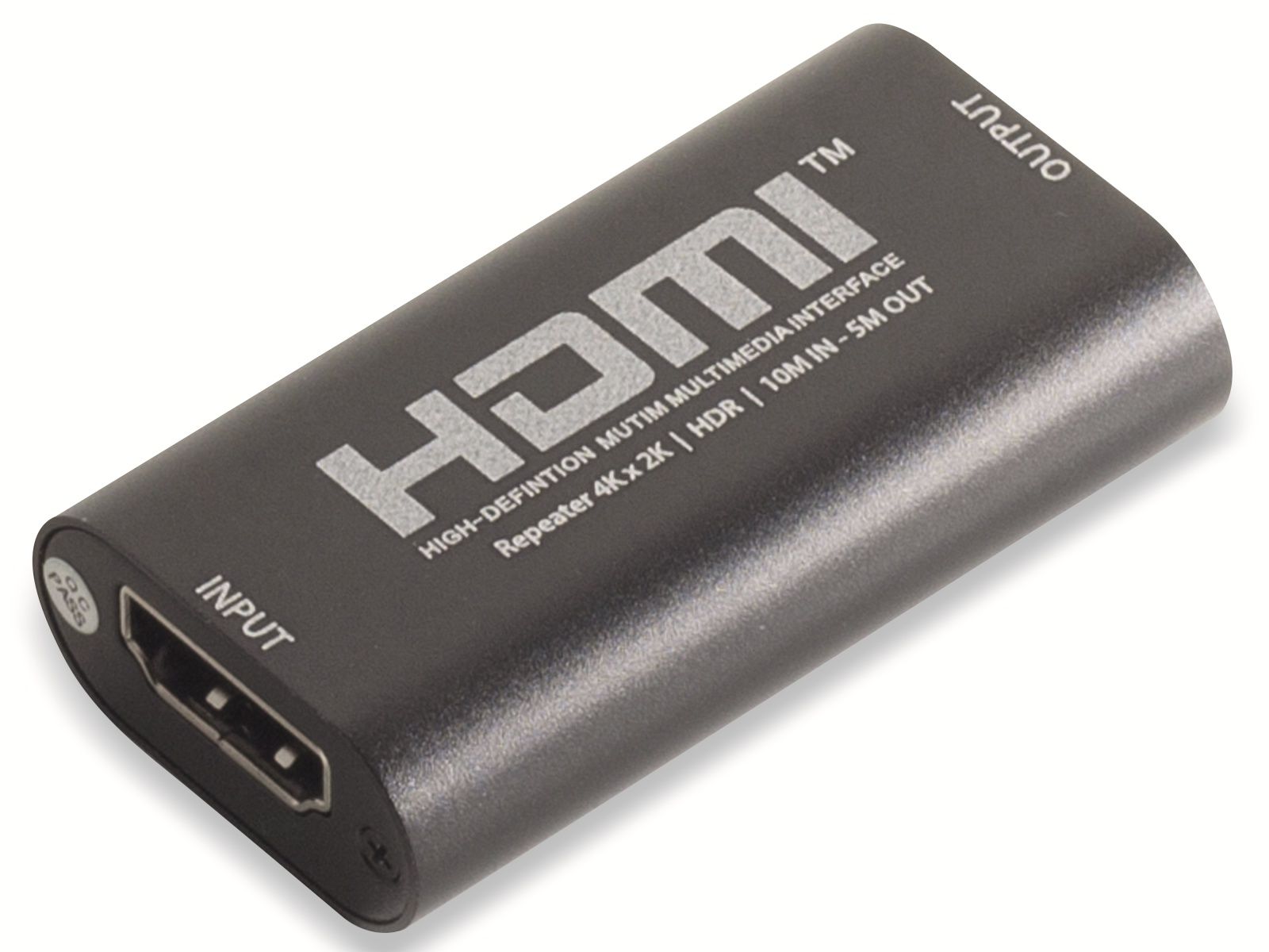 smart-multimedia hdmi-extender 4k mit hdr schwarz