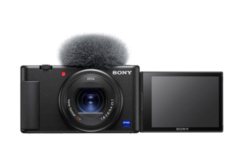 Sony Vlog Camera Zv-1 Digital Camera (vari-angle Screen For Vlogging, 4k Video