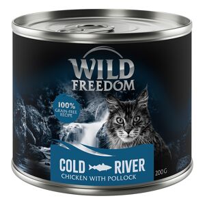 Sparpaket Wild Freedom Adult 12 X 200 G - Cold River - Seelachs & Huhn