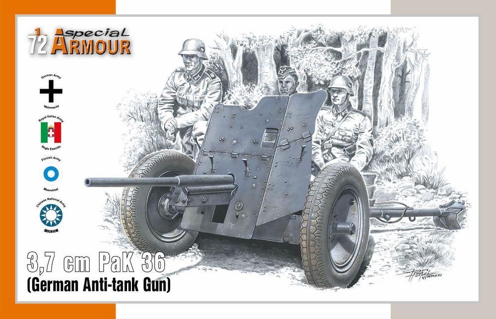 special hobby 3,7 cm pak 36 german anti-tank gun uomo
