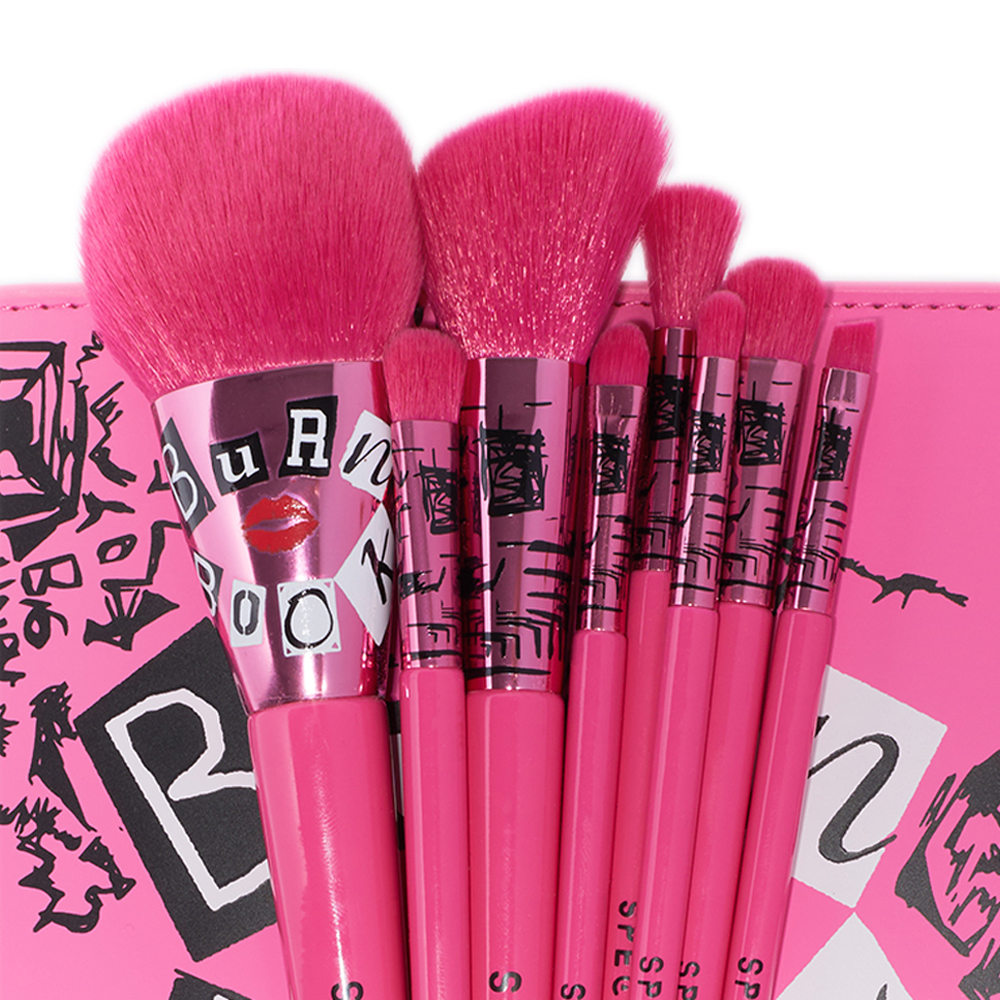 spectrum collections mean girls burn book bag and brushes bundle pink