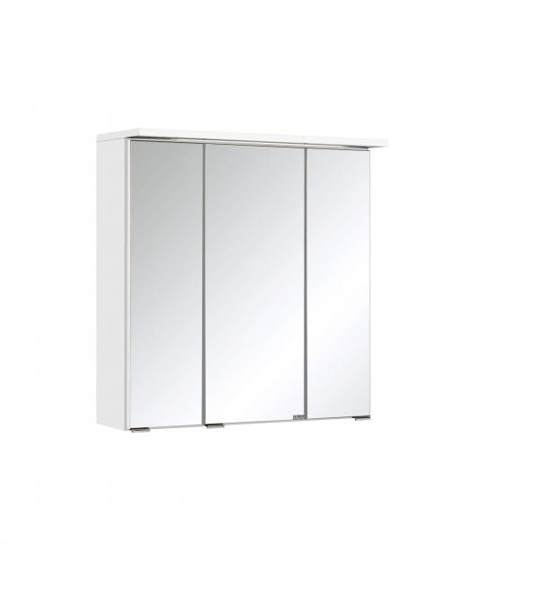 Spiegelschrank Held Möbel 60 X 20 X 66 Cm Weiß 3-türig