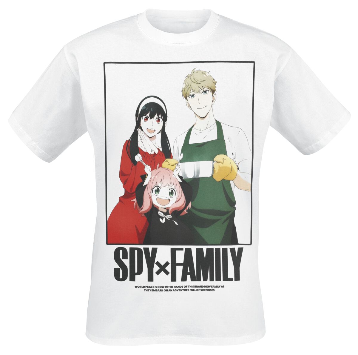 spy x family - anime t-shirt - full of surprises - s bis xxl - fÃ¼r mÃ¤nner - grÃ¶ÃŸe xxl - - lizenzierter fanartikel weiÃŸ