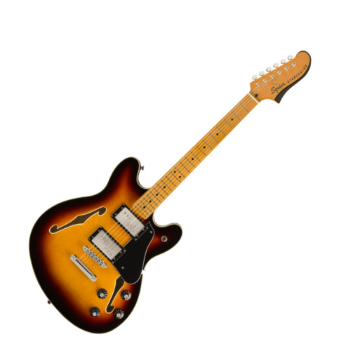 Squier Classic Vibe Starcaster Mn 3-color Sunburst - Halbakustik Gitarre