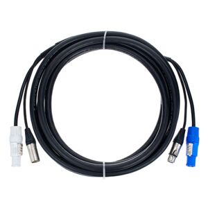 Stairville Pwr-dmx5p Hybrid-cable 5,0m