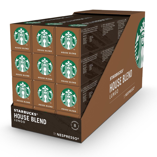 Starbucks - House Blend Medium Roast By Nespresso - 12x 10 Kapseln