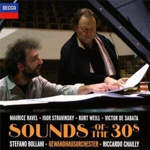 Stefano Bollani Signed Sound Of The 30s Ravel Piano Concerto Stravinsky Chailly