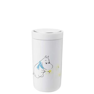 Stelton Becher To Go Click Moomin Frost, Edelstahl, Kunststoff, Blau, 200 Ml