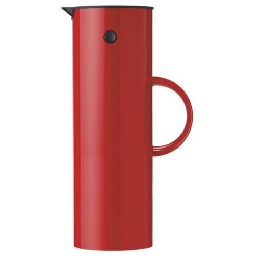 Stelton Em77 Isolierkanne Thermokanne Kaffee Tee Kanne Kunststoff Rot 1l 920