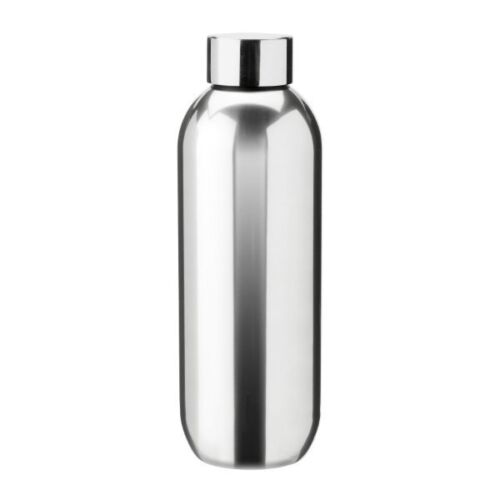 Stelton Isolierflasche Keep Cool Steel, Edelstahl, Kunststoff, Silbern, 600 Ml