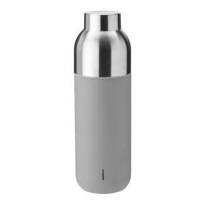 Stelton Isolierflasche Keep Warm Light Grey, Edelstahl, Kunststoff, 0.75 L