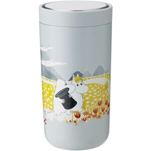Stelton Thermobecher To Go Click Moomin Soft Sky, Isolierbecher, 200 Ml, 1370-7