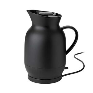 Stelton Wasserkocher Amphora, Edelstahl, Kunststoff, Soft Black, 1.2 L, 223-1