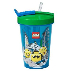 Storage Trinkflasche M. Strohhalm - 500 Ml - Iconic Boy - - Lego® Storage - One Size - Trinkflaschen