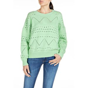 Strickpullover Replay Gr. M, Grün (green) Damen Pullover