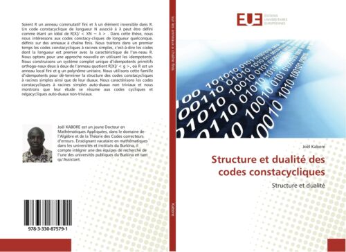 Structure Et Dualité Des Codes Constacycliques Structure Et Dualité 3888