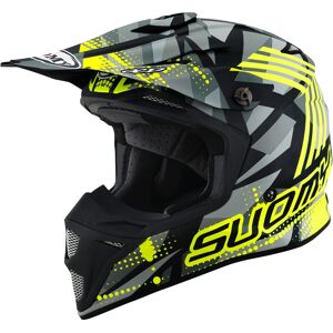 Suomy Mx Speed Pro Sergeant Motocross Helm - Grau Gelb - M - Unisex