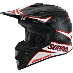 Suomy Mx Speed Pro Transition Motocross Helm - Schwarz Weiss Rot - S - Unisex