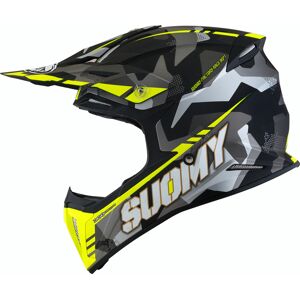 Suomy X-wing Camouflager Motocross Helm - Gelb - Xs - Unisex