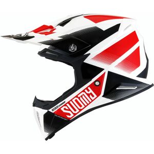 Suomy X-wing Grip Motocross Helm - Schwarz Weiss Rot - Xs - Unisex