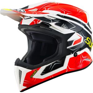 Suomy X-wing Subatomic Motocross Helm - Schwarz Rot - Xs - Unisex