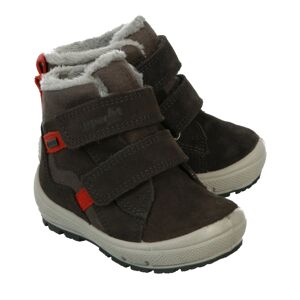 Superfit - Klett-boots Groovy In Grau/rot, Gr.22