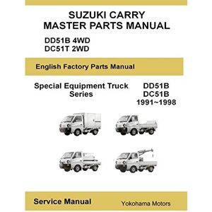 Suzuki Carry Lkw Sonderausstattung Master Parts Handbuch Dd51b Dc51c Von Yokohama