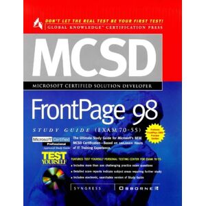 Syngress Media Inc - Gebraucht Mcsd Frontpage 98 Study Guide: Exam 70-55 (certification) - Preis Vom 19.04.2024 05:01:45 H