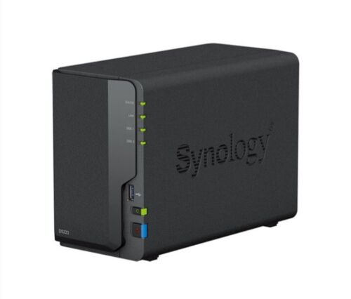 Synology Diskstation Ds223 Nas System 2-bay Inkl. 2x 8tb Wd Red Plus Wd80efpx