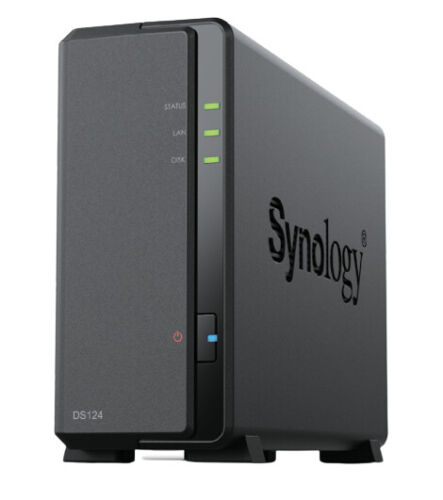 Synology Ds124 Nas System 1-bay 12 Tb Inkl. 12 Tb Synology Hdd Hat3310-12t