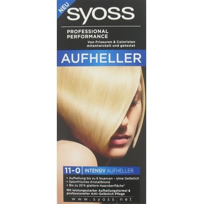 syoss hair colour 11-0 intensive lightene
