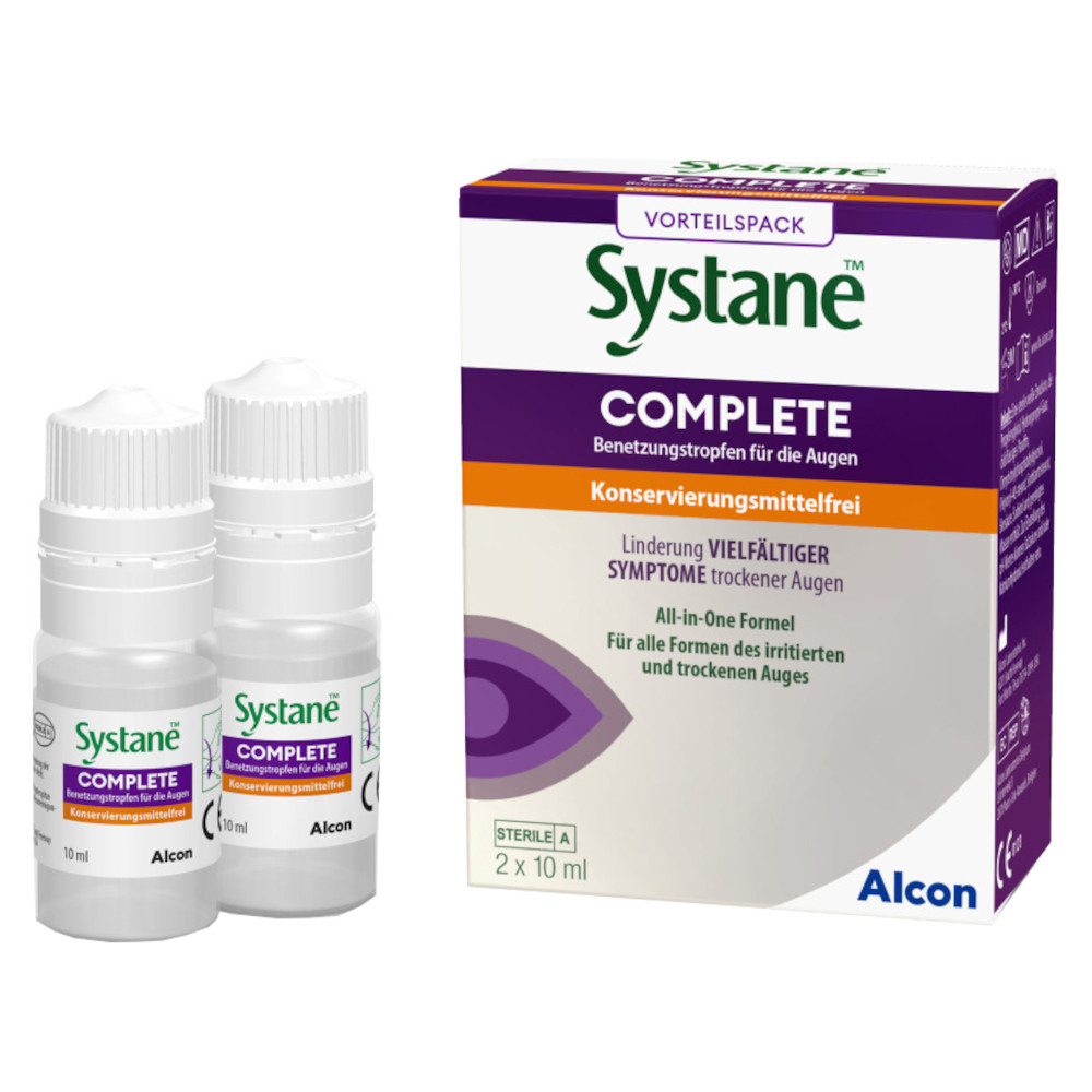 Systane Complete Spar-pack 2x10ml Konservierungsmittelfrei - Benetzungstropfen