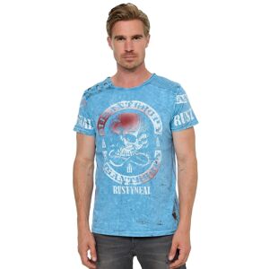 T-shirt Rusty Neal Gr. Xxl, Blau Herren Shirts T-shirts