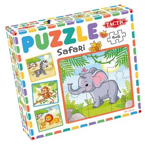 Tactic Puzzlespiel - My First Puzzle - 4x6 Teile - Safari - Tactic - One Size - Puzzlespiele