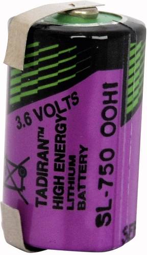 tadiran batteries sl 750 t spezial-batterie 1/2 aa u-lÃ¶tfahne lithium 3.6v 1100 mah 1st.