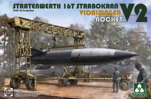 Takom 2123 1:35 Stratenwerth 16t Strabokran 1944/45 Produktion Mit V-2 Rakete &