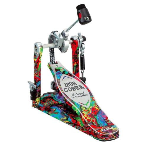 Tama 50th Limited Iron Cobra Marble Psychedelic Rainbow Rolling Glide Single Ped