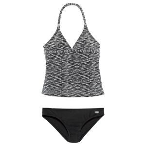 Tankini Venice Beach Gr. 158/164, N-gr, Schwarz-weiß (schwarz, Weiß) Kinder Bikini-sets Bikinis