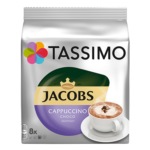 Tassimo Jacobs Cappuccino Choco Milch Kaffee Kakao Schoko Kapsel 40 T-discs