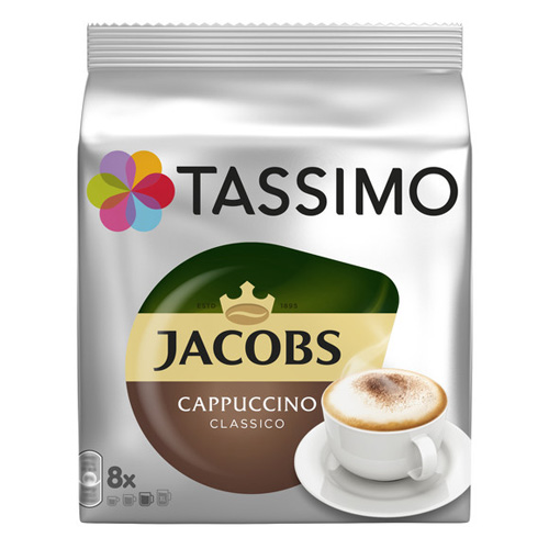 Tassimo Jacobs Cappuccino Classico Kaffee 40 Kapseln 5 X 260 G 5er Pack