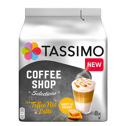 Tassimo - Toffee Nut Latte - 5x 8 T-discs