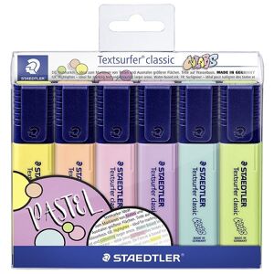Textmarker - 6 St. 1, 5 Mm - Pastel - Staedtler - One Size - Filzstifte