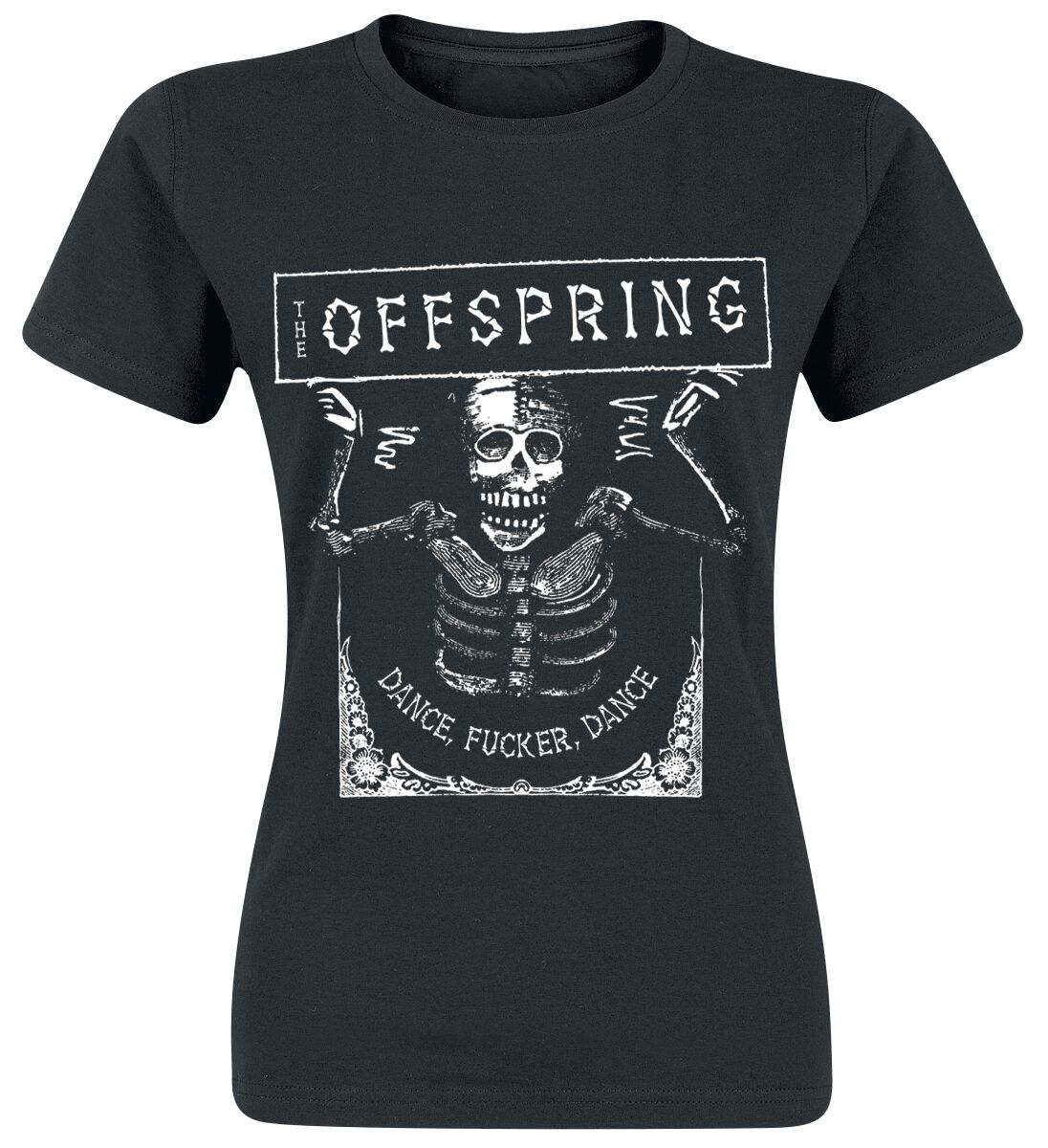 the offspring t-shirt - dance fucker - s bis xxl - fÃ¼r damen - grÃ¶ÃŸe xl - - lizenziertes merchandise! schwarz donna