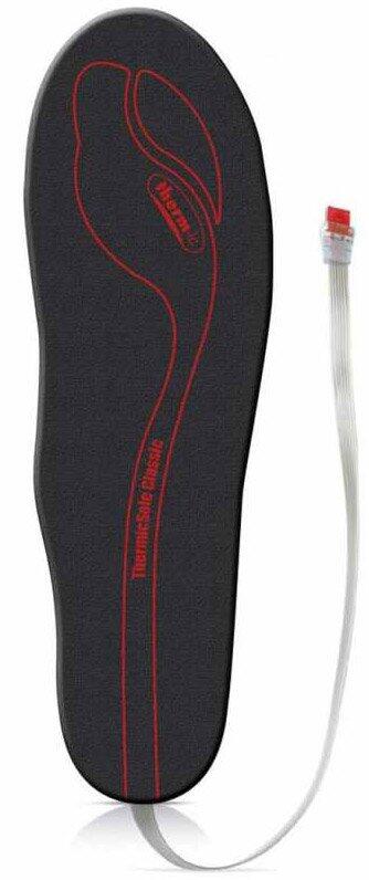 therm-ic beheizbare sohle thermicsole classic (universal, schwarz/rot)