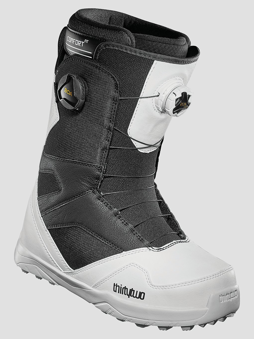 thirtytwo stw double boa 2024 snowboard-boots black white/black
