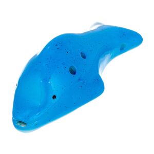 Thomann Ocarina 4h C Piccolo Dolphin B Blau