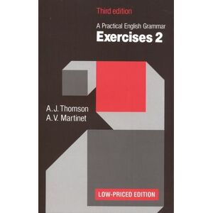 Thomson, A. J. - Gebraucht Practical English Grammar: Exercises 2: Grammar Exercises To Accompany A Practical English Grammar - Preis Vom 28.04.2024 04:54:08 H