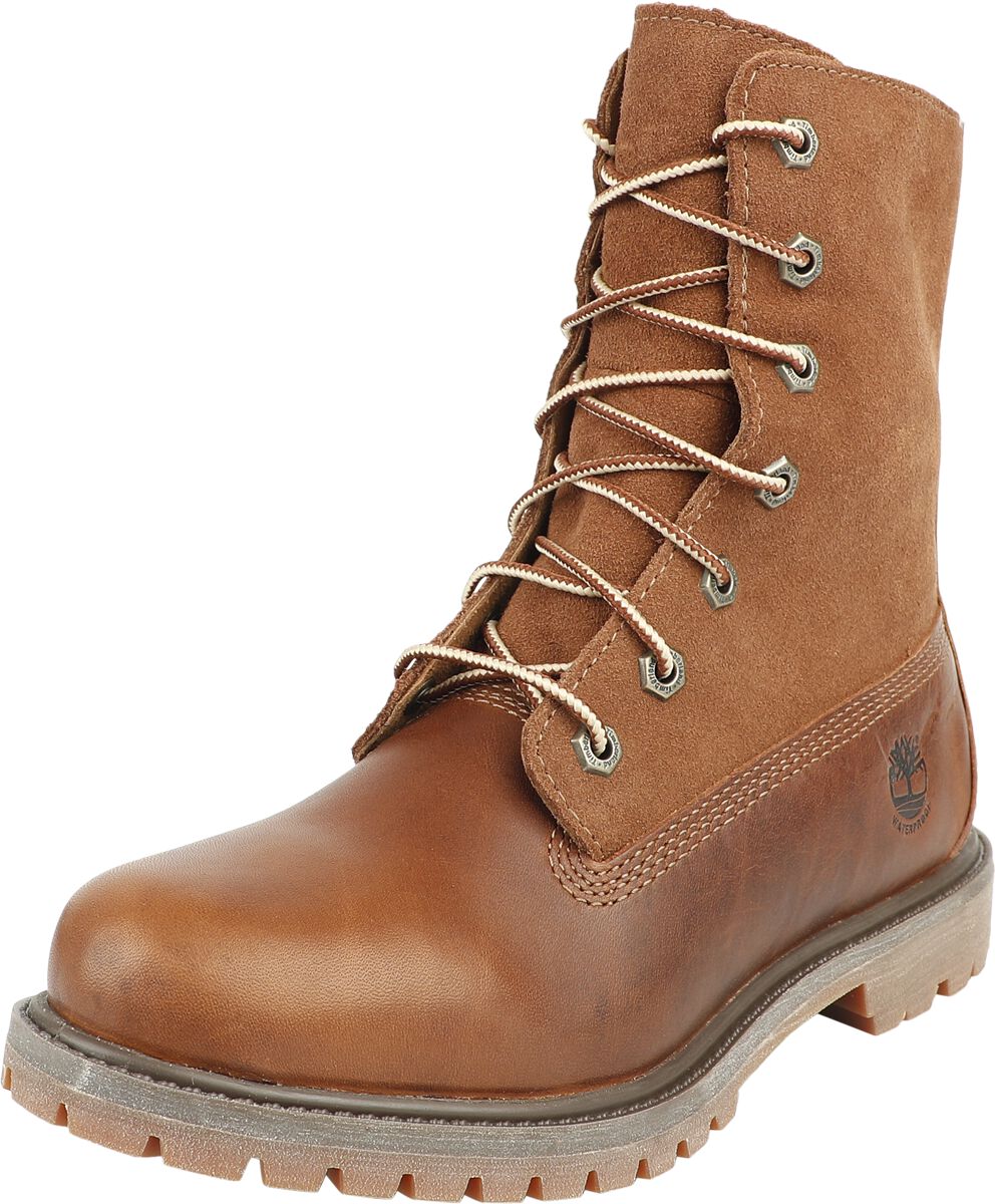 timberland boot - authentics teddy fleece wp fold-down - eu37 bis eu41 - fÃ¼r damen - grÃ¶ÃŸe eu40 - braun donna