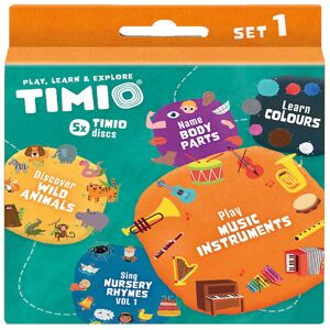 `timio - Disc Set 1 - Wild Animals, Nursery Rhymes, Colours, (us Import) Toy Neu