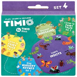 `timio - Disc Set 4 - Nursery Rhymes, Fairy Tales, Dinosaurs (us Import) Toy Neu